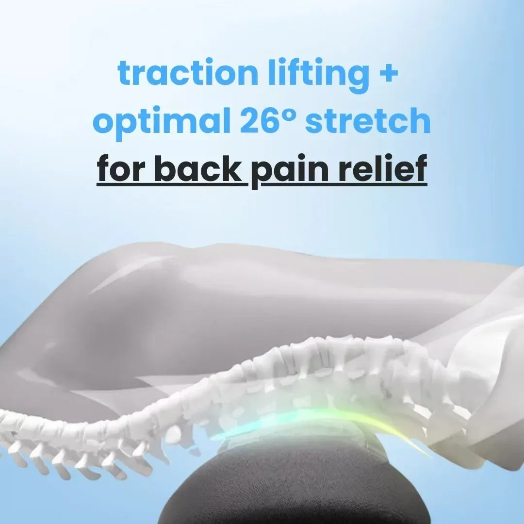 LuminaBack | Heated Lumbar Back Massager with Vibration & Gentle Stretching