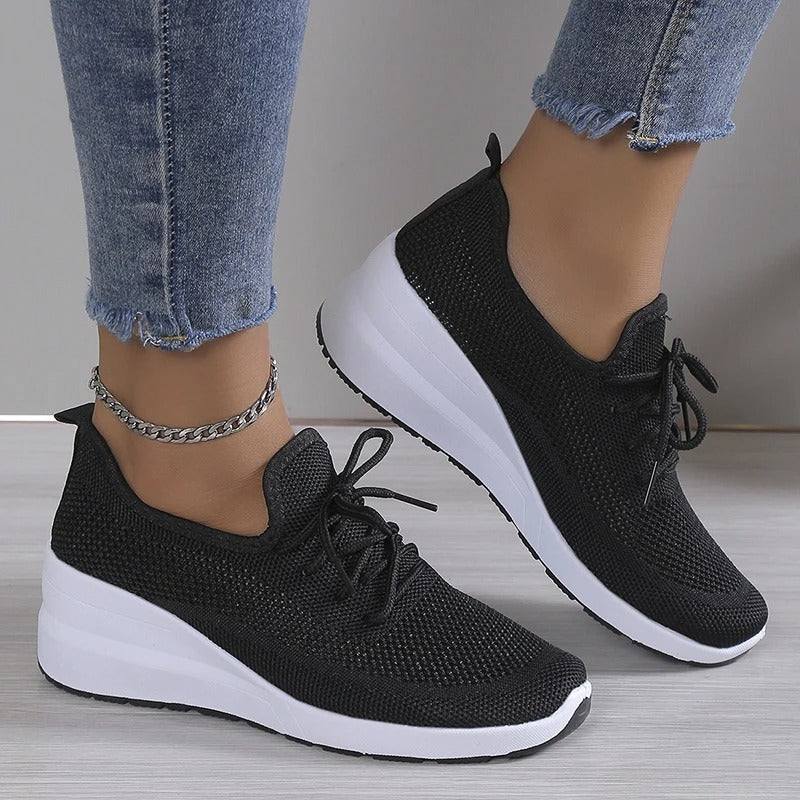 Wendy Comfortable Casual Lace-Up Sneakers with Breathable Design for Everyday Wear