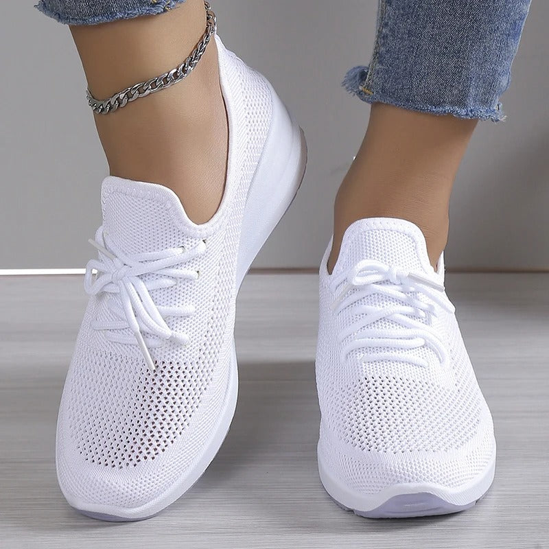Wendy Comfortable Casual Lace-Up Sneakers with Breathable Design for Everyday Wear