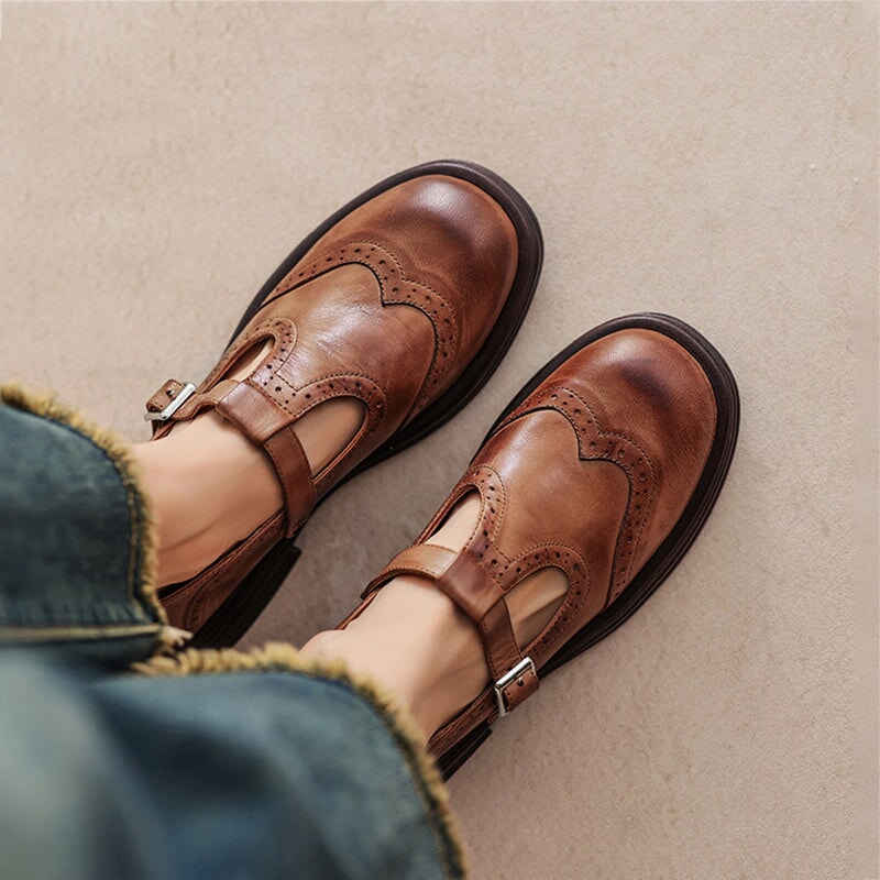 Women’s Summer Mary Jane Flats – Comfortable Everyday Shoes