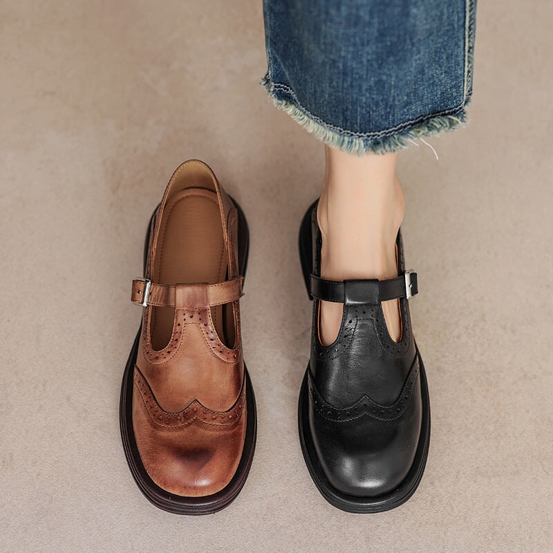 Women’s Summer Mary Jane Flats – Comfortable Everyday Shoes