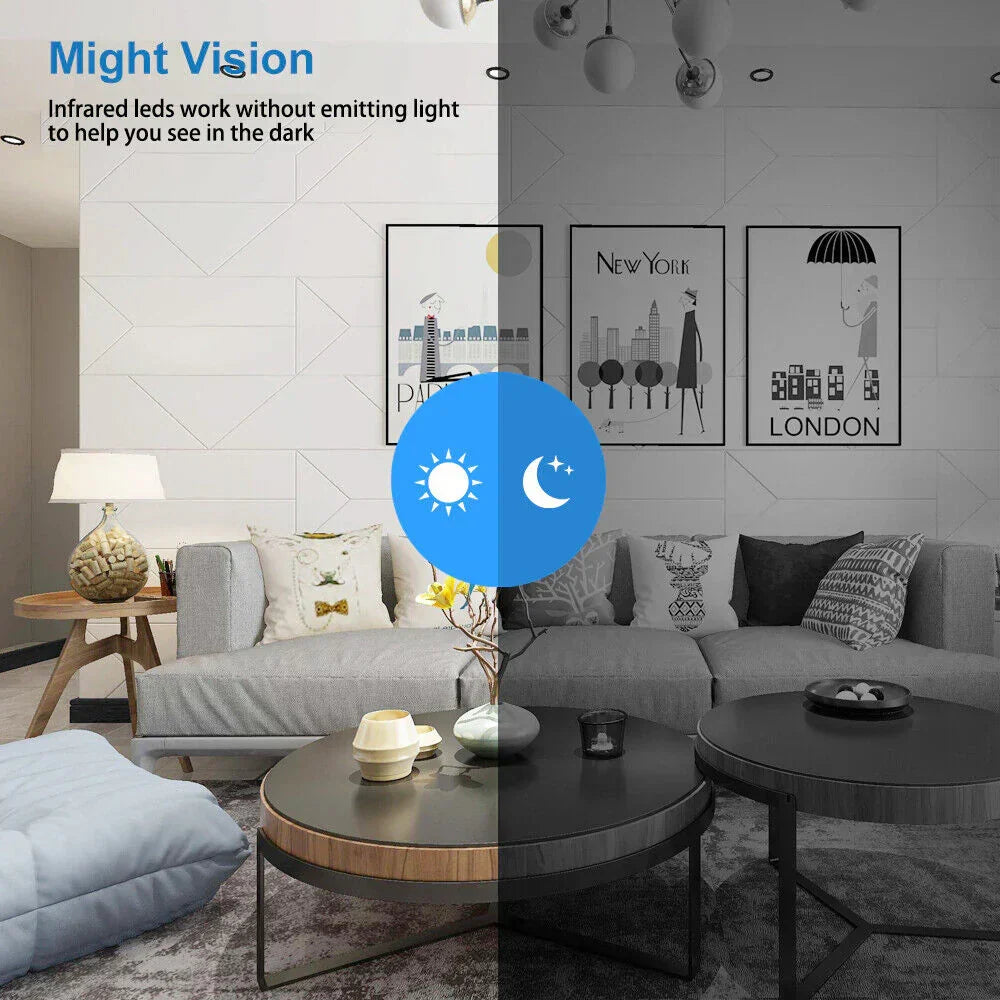 Guardian | Mini WiFi Camera 1080P with Night Vision, Motion Alerts, Remote Viewing & Easy App Setup