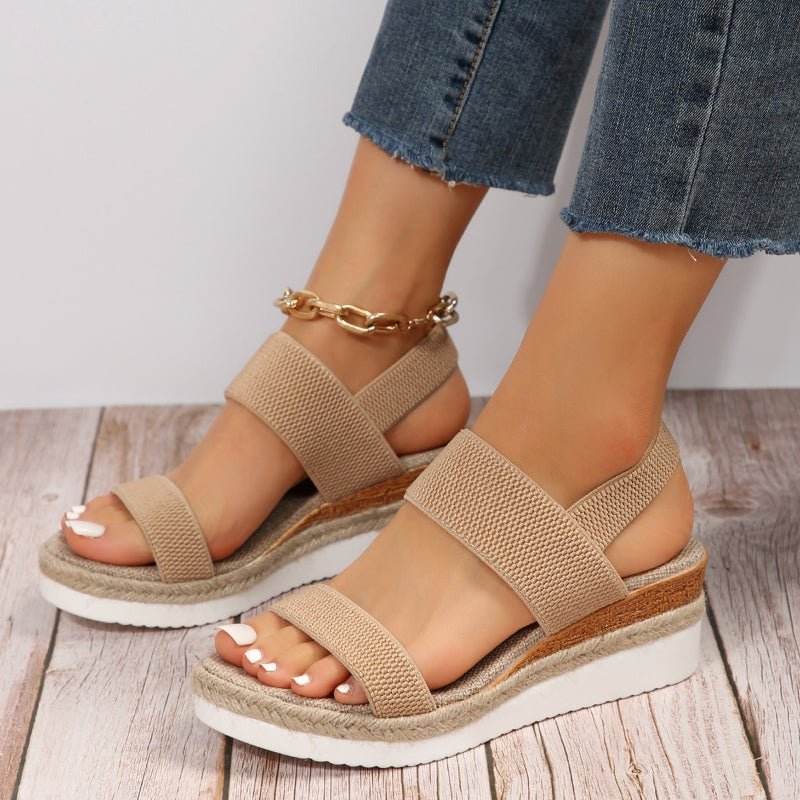 Virella | Orthopedic Platform Sandals with Stretch Fit and Lightweight Sole