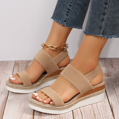 Virella | Orthopedic Platform Sandals with Stretch Fit and Lightweight Sole
