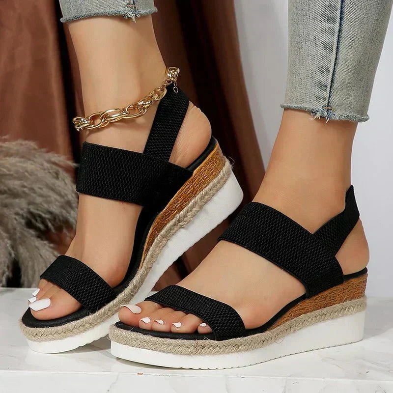 Virella | Orthopedic Platform Sandals with Stretch Fit and Lightweight Sole