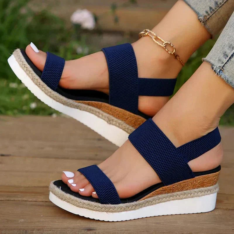Virella | Orthopedic Platform Sandals with Stretch Fit and Lightweight Sole