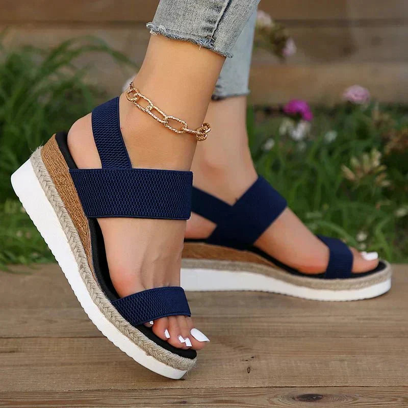 Virella | Orthopedic Platform Sandals with Stretch Fit and Lightweight Sole