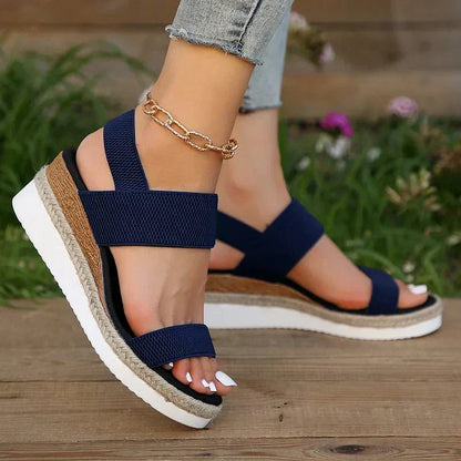 Virella | Orthopedic Platform Sandals with Stretch Fit and Lightweight Sole