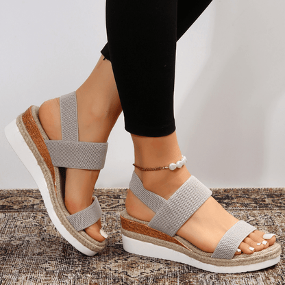 Virella | Orthopedic Platform Sandals with Stretch Fit and Lightweight Sole