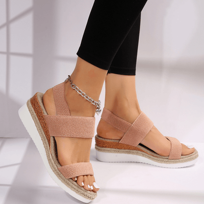 Virella | Orthopedic Platform Sandals with Stretch Fit and Lightweight Sole