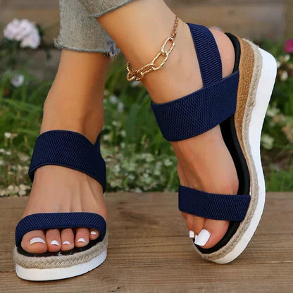 Virella | Orthopedic Platform Sandals with Stretch Fit and Lightweight Sole