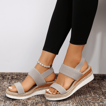 Virella | Orthopedic Platform Sandals with Stretch Fit and Lightweight Sole