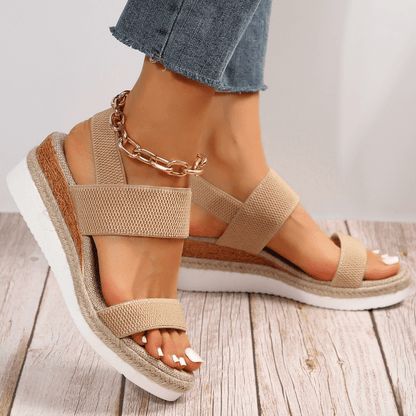 Virella | Orthopedic Platform Sandals with Stretch Fit and Lightweight Sole