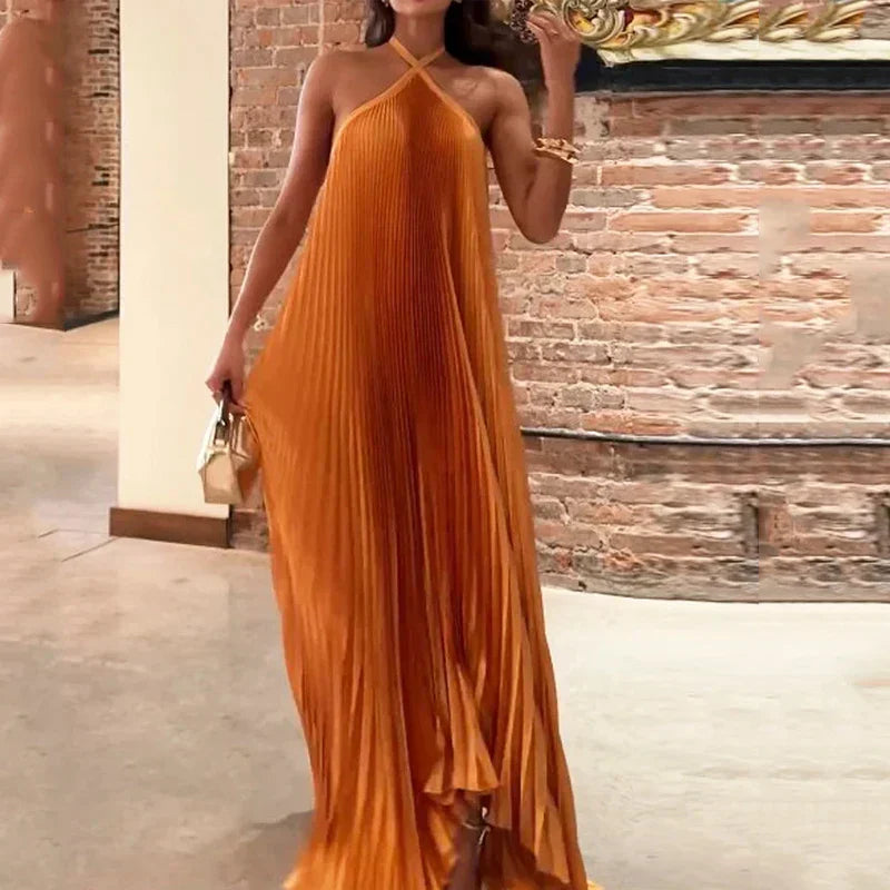 Gloria | Elegant Neckholder Dress for Women