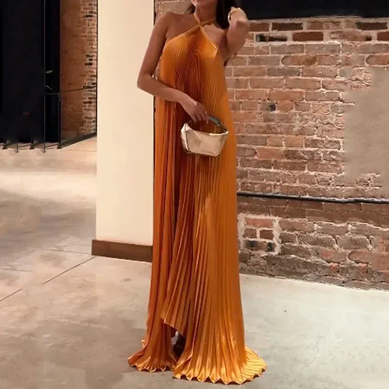 Gloria | Elegant Neckholder Dress for Women