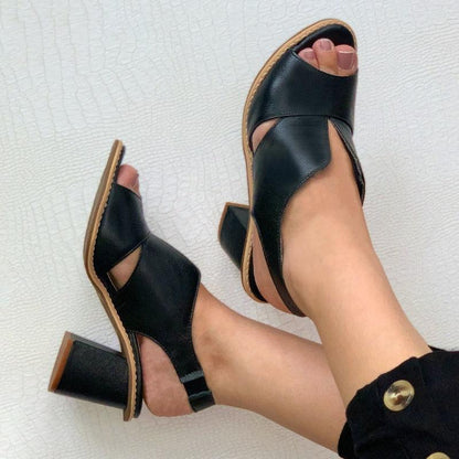 Nicole Mid-Heel Sandals – Stylish, Elegant, and Comfortable Footwear