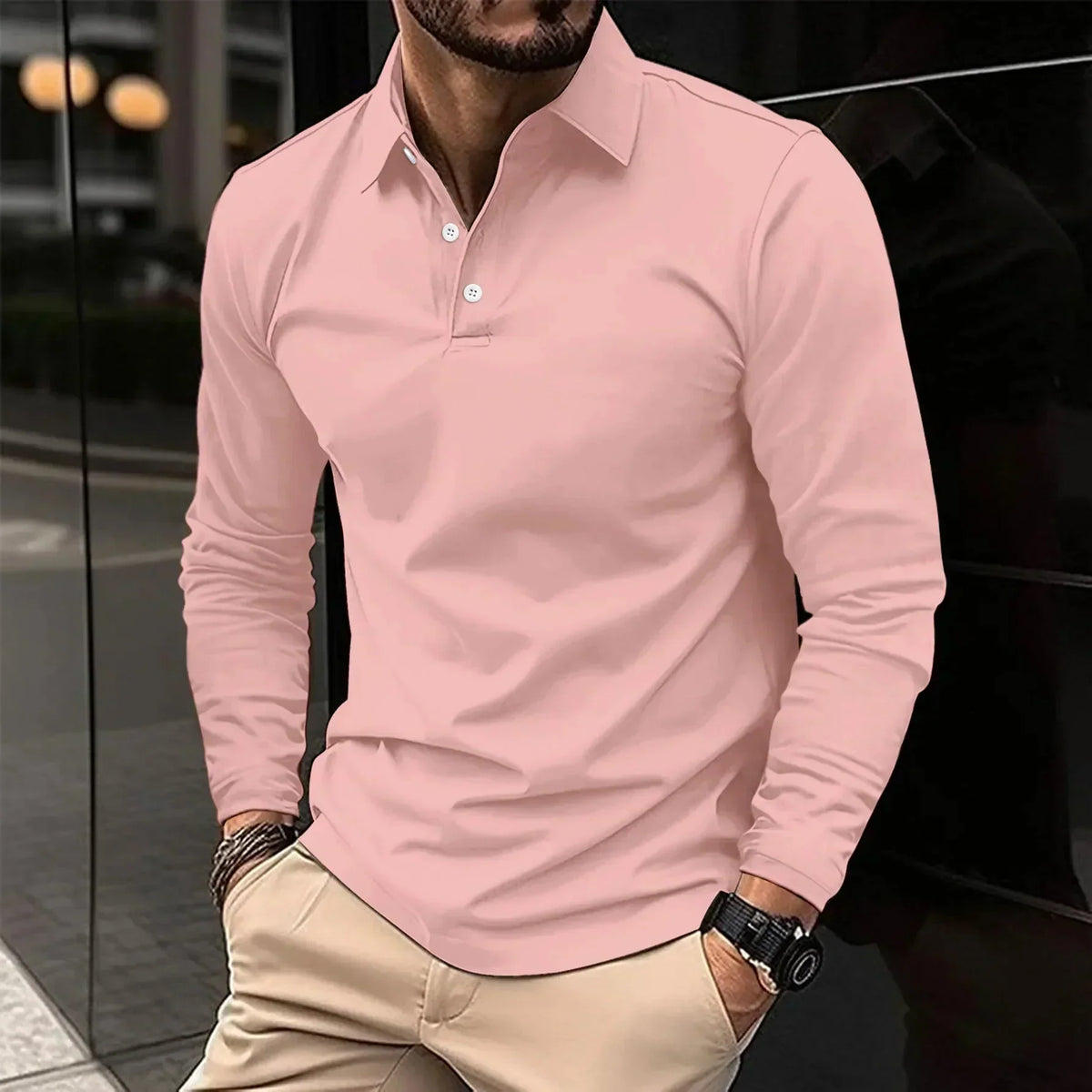 Cotton Polo Shirt for Men Lightweight Tailored Fit – Arden