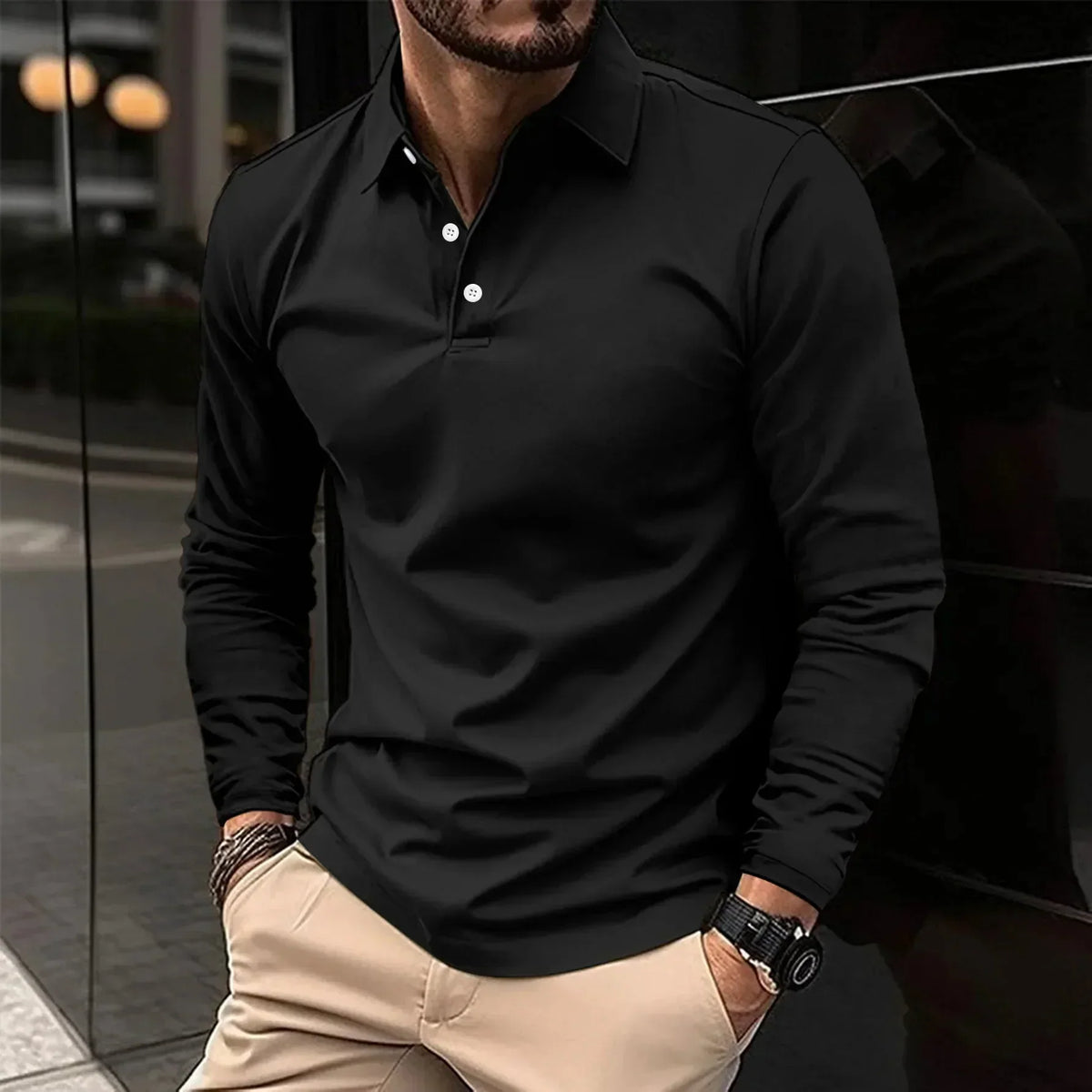 Cotton Polo Shirt for Men Lightweight Tailored Fit – Arden