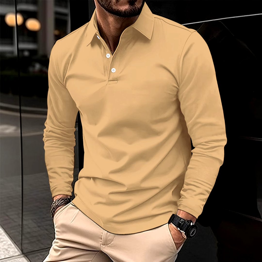 Cotton Polo Shirt for Men Lightweight Tailored Fit – Arden