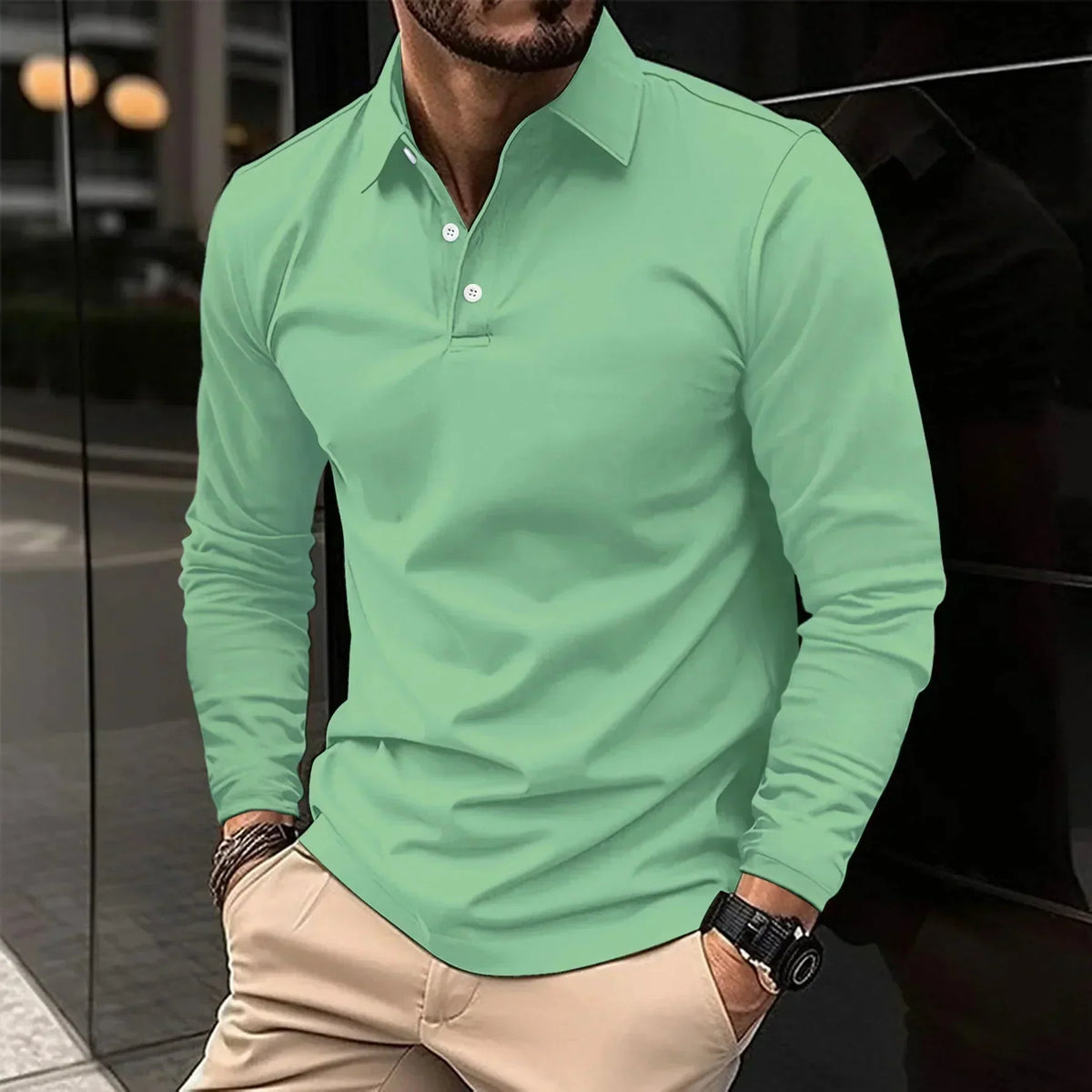 Cotton Polo Shirt for Men Lightweight Tailored Fit – Arden