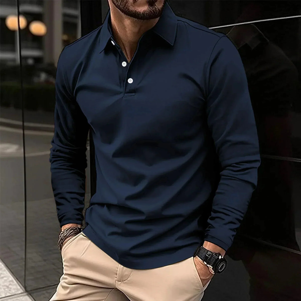 Cotton Polo Shirt for Men Lightweight Tailored Fit – Arden