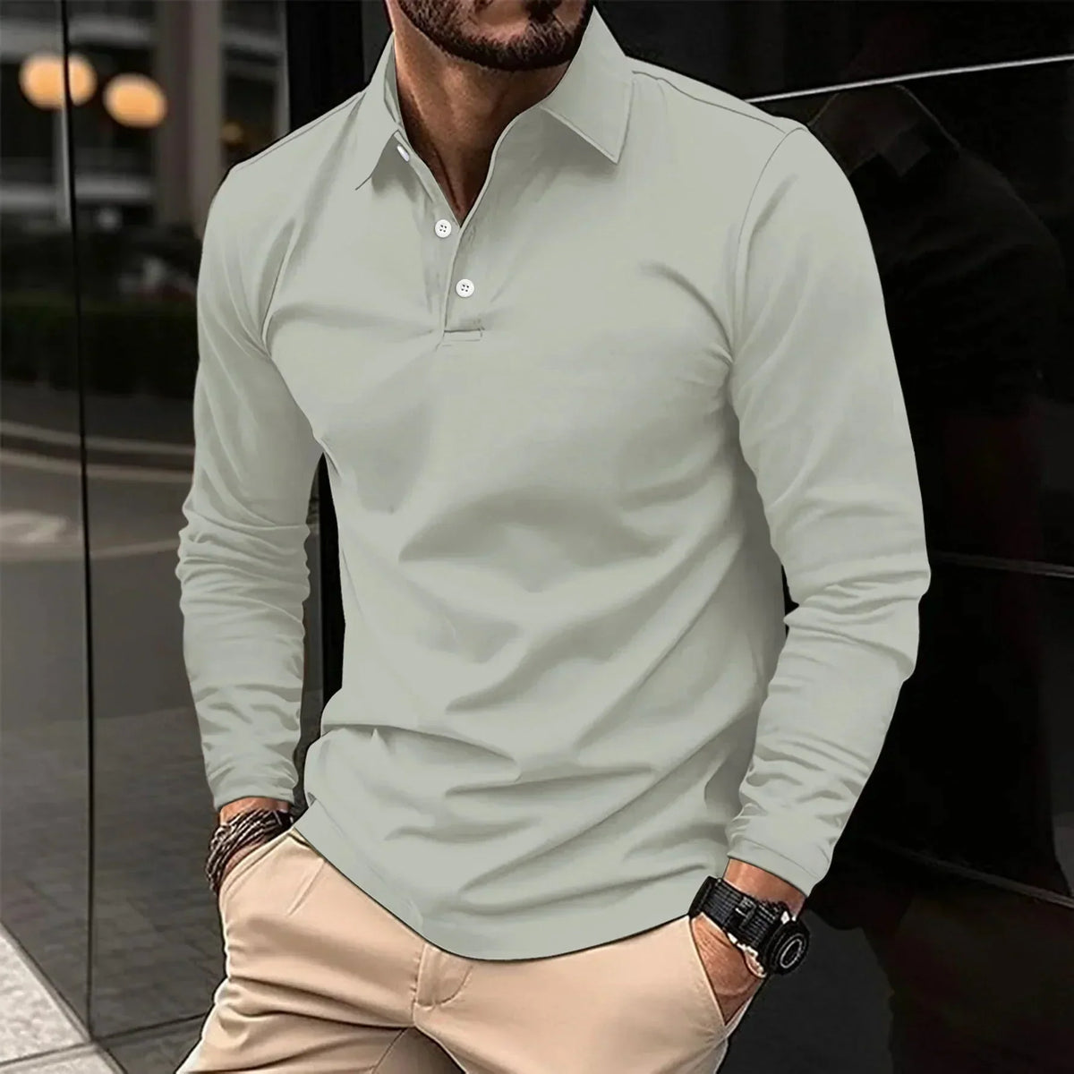 Cotton Polo Shirt for Men Lightweight Tailored Fit – Arden