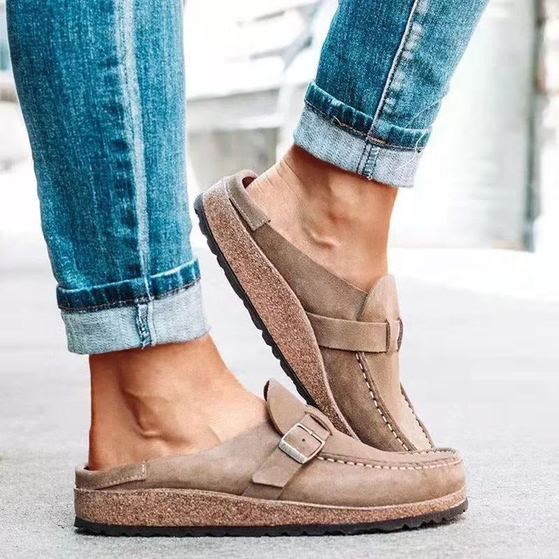 Gabrielle Elegant Loafers with Buckle – Stylish Comfortable Footwear