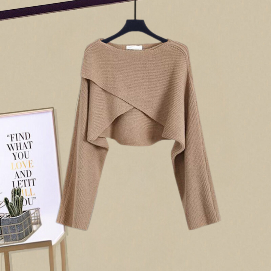 Elle Timeless Two-Piece Knitted Set with Elegant Details