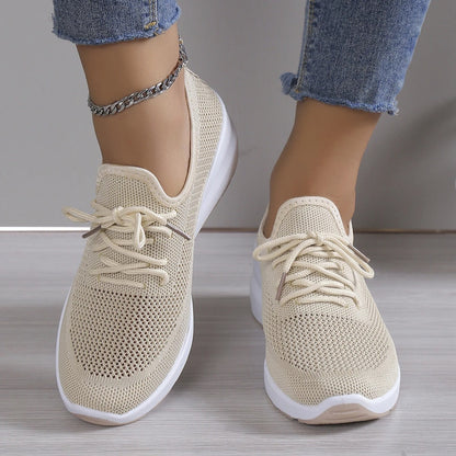 Wendy Comfortable Casual Lace-Up Sneakers with Breathable Design for Everyday Wear