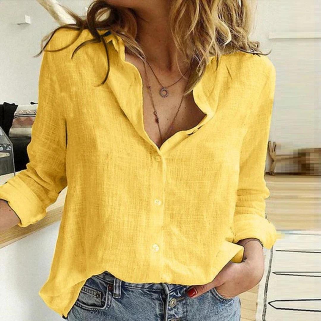 Women's Bird Print Relaxed Fit Shirt