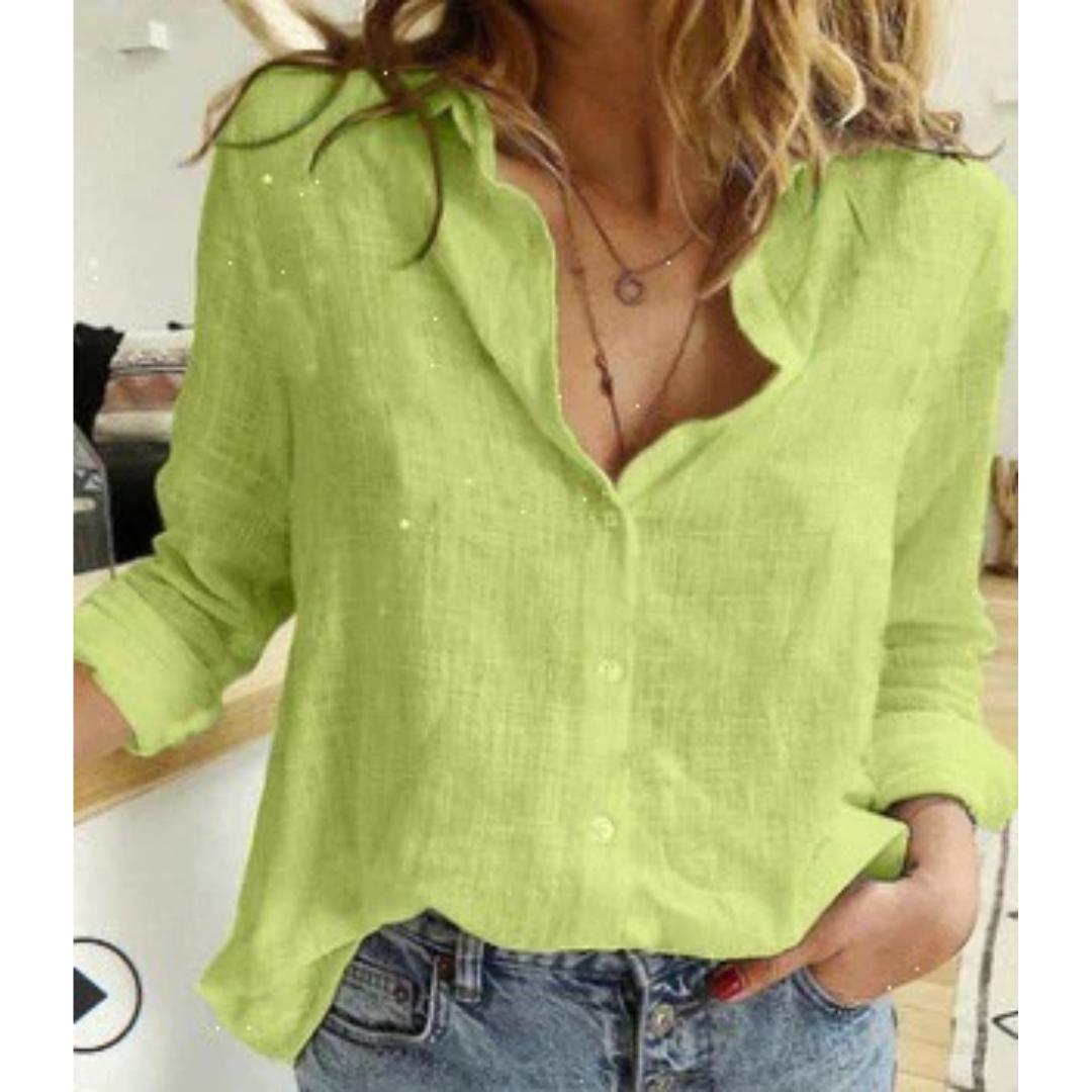 Women's Bird Print Relaxed Fit Shirt
