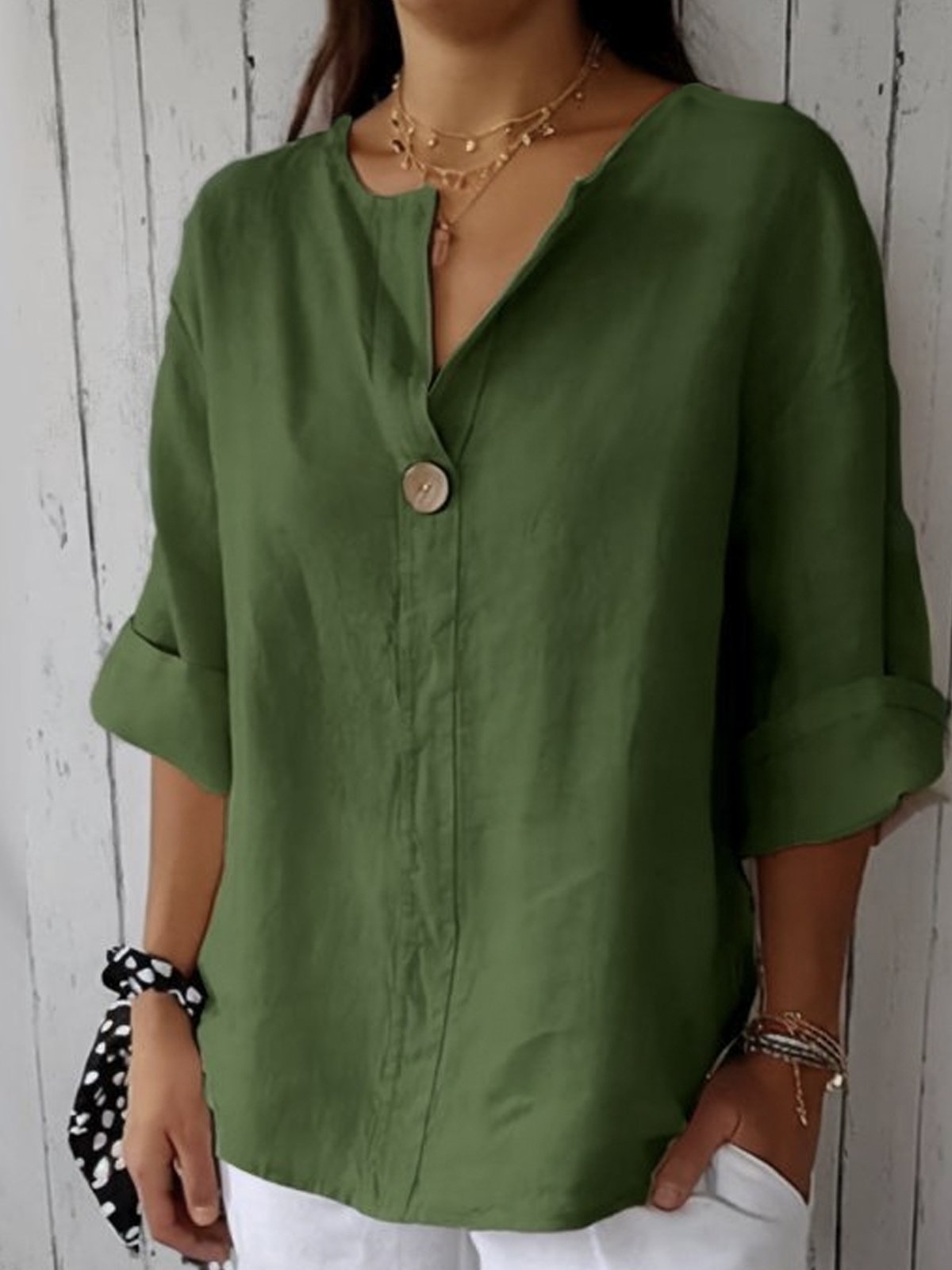 Women's Button-Down Blouse