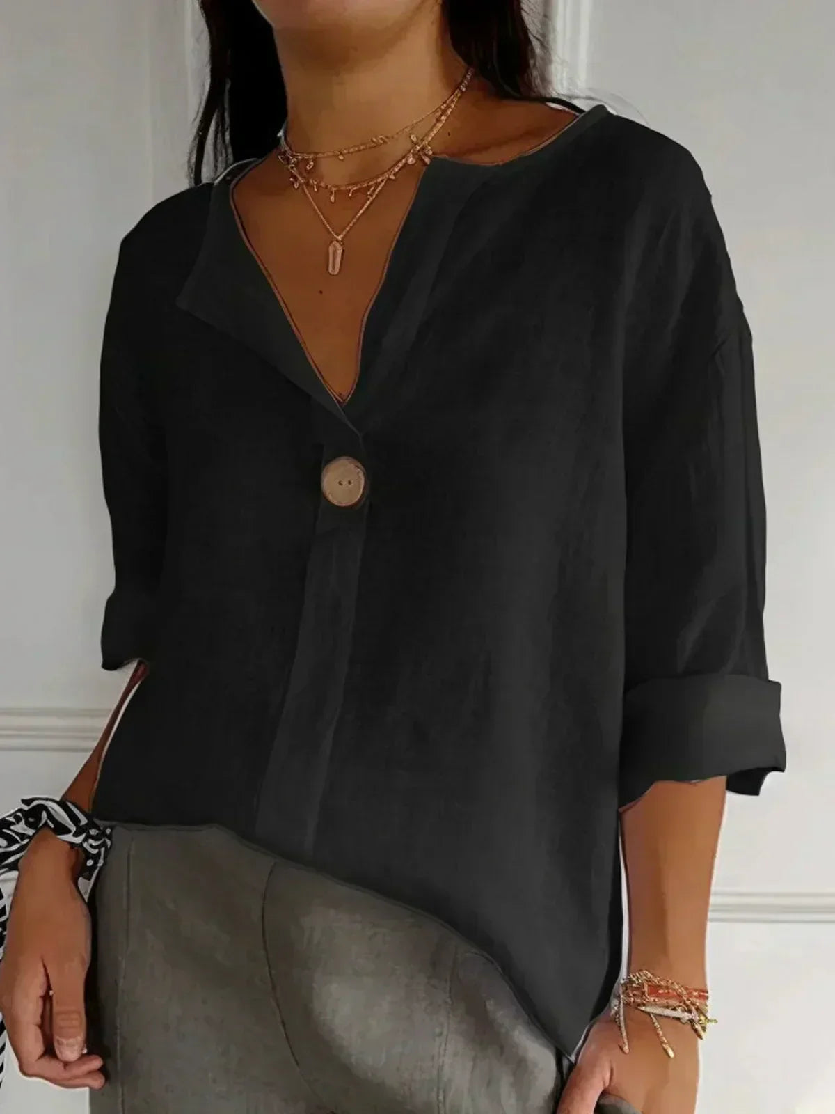 Women's Button-Down Blouse