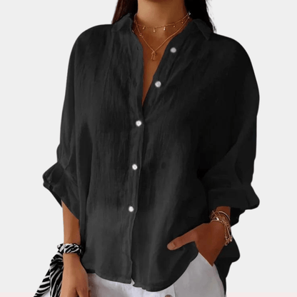 Women's Oversized Button-Down Shirt