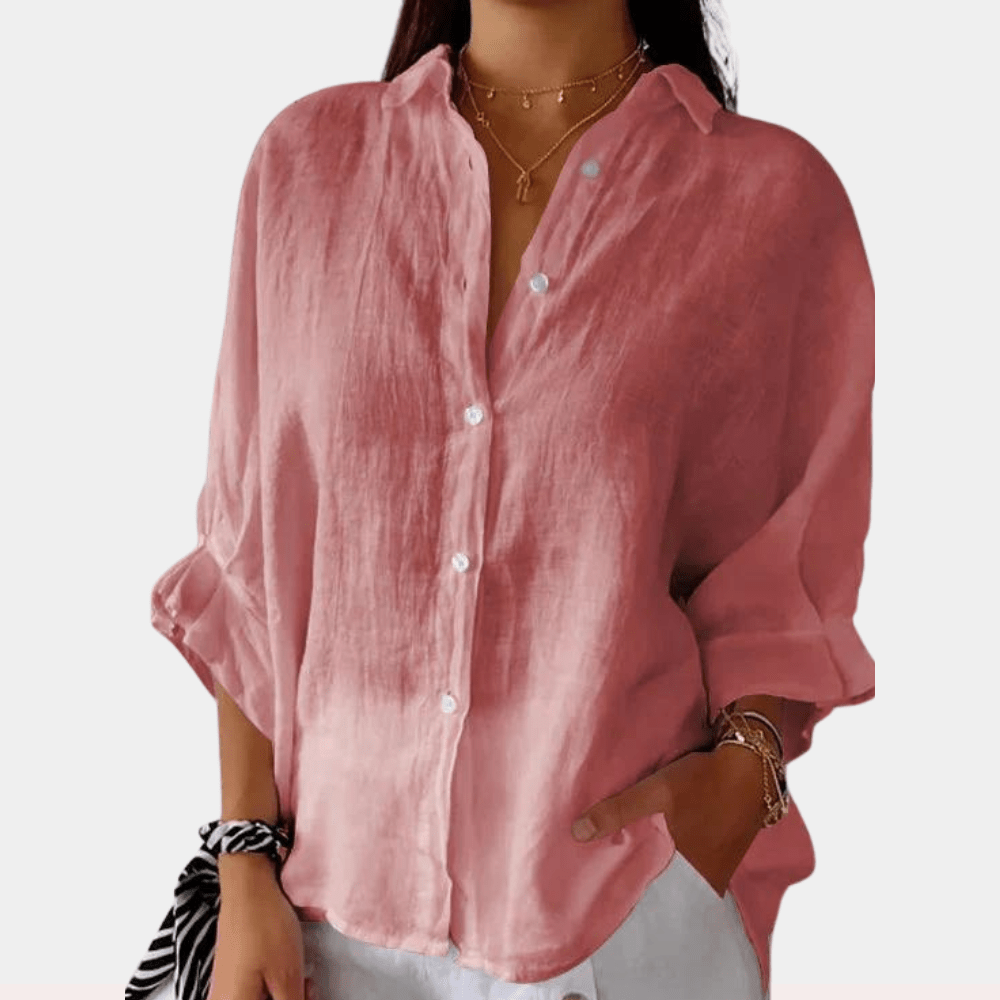 Women's Oversized Button-Down Shirt