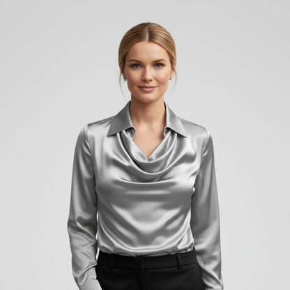 Women's Cowl Neck Blouse