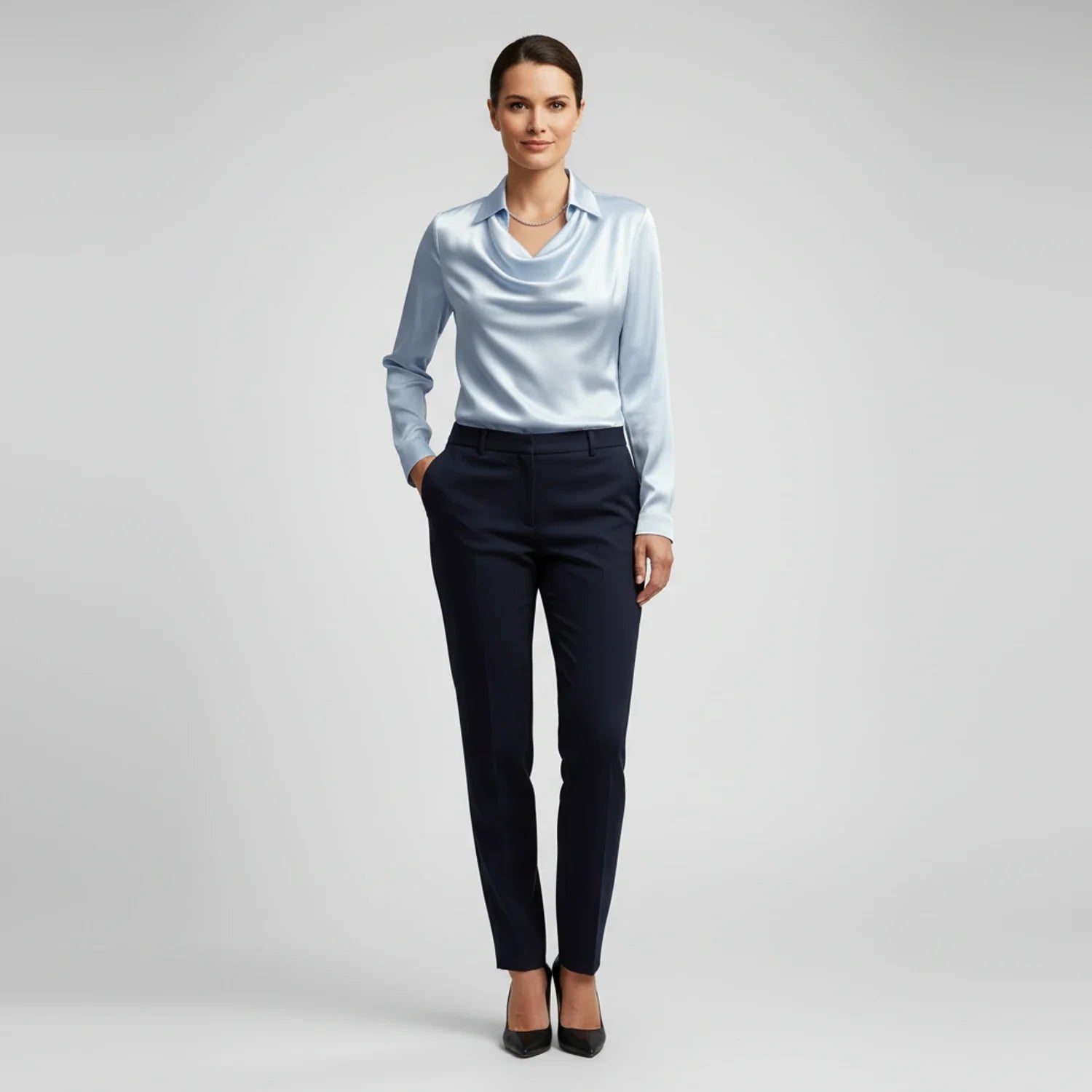 Women's Cowl Neck Blouse