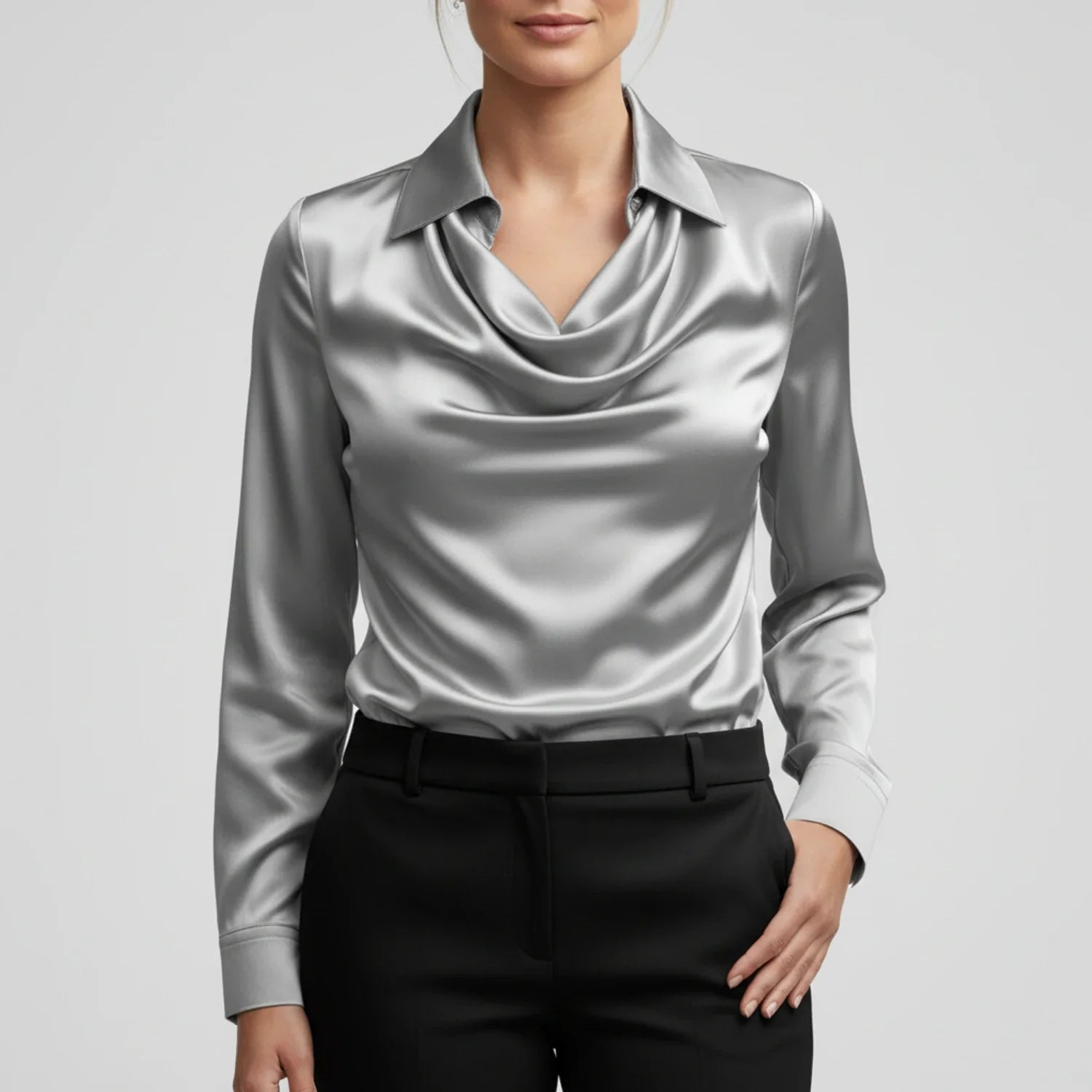 Women's Cowl Neck Blouse