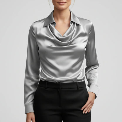 Women's Cowl Neck Blouse