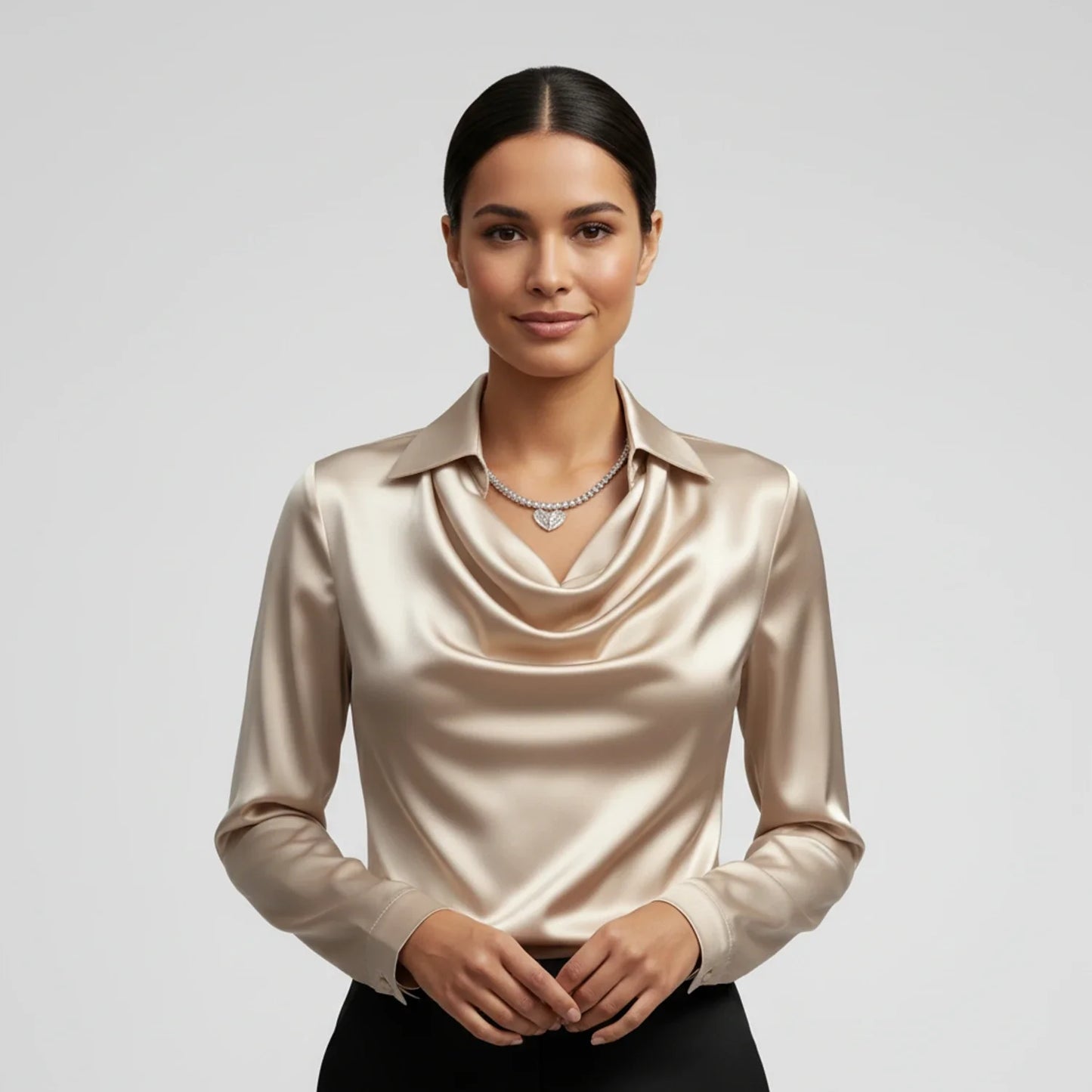 Women's Cowl Neck Blouse