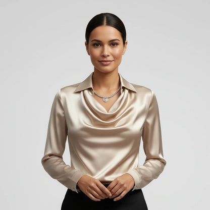Women's Cowl Neck Blouse