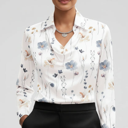 Women's Cowl Neck Blouse