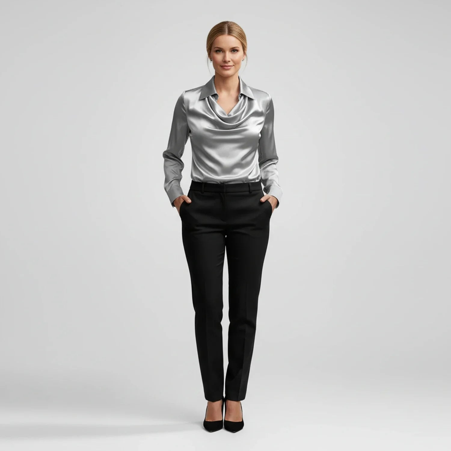 Women's Cowl Neck Blouse