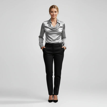 Women's Cowl Neck Blouse