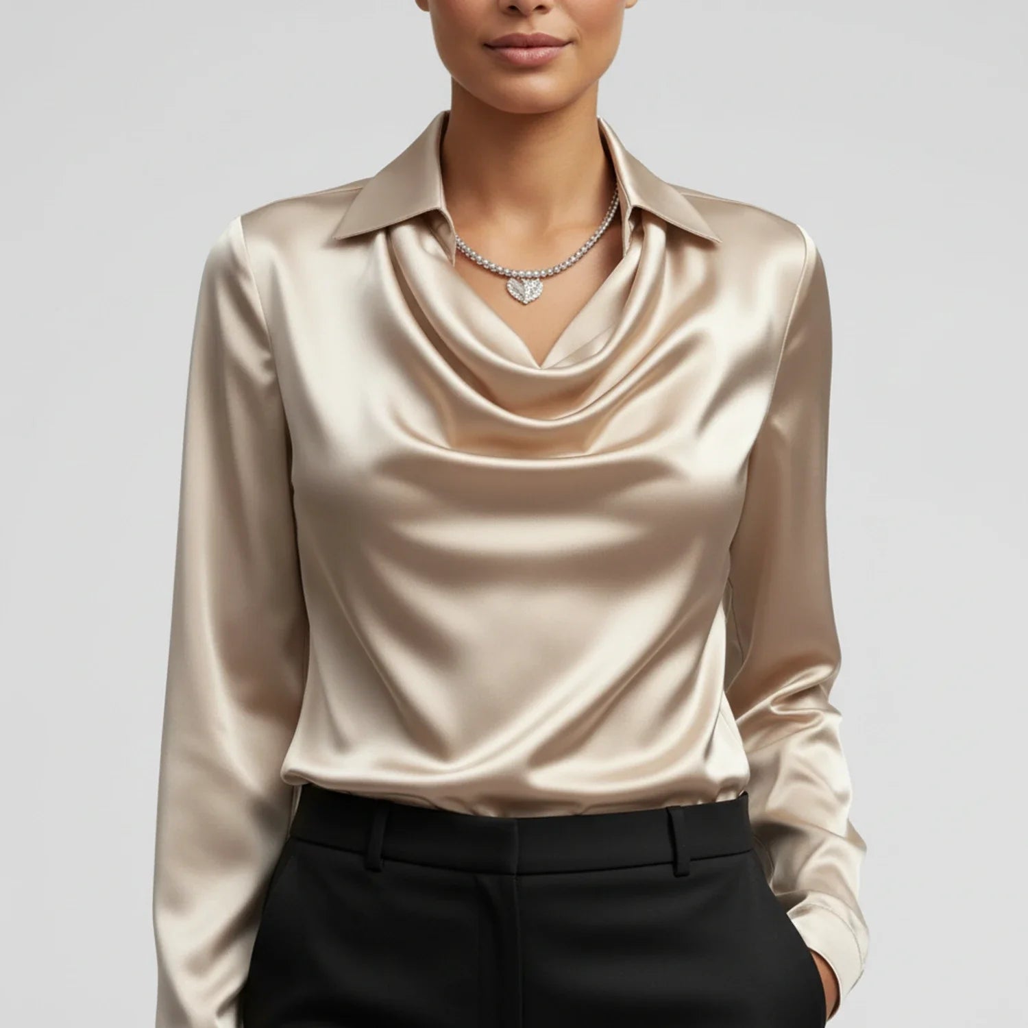 Women's Cowl Neck Blouse