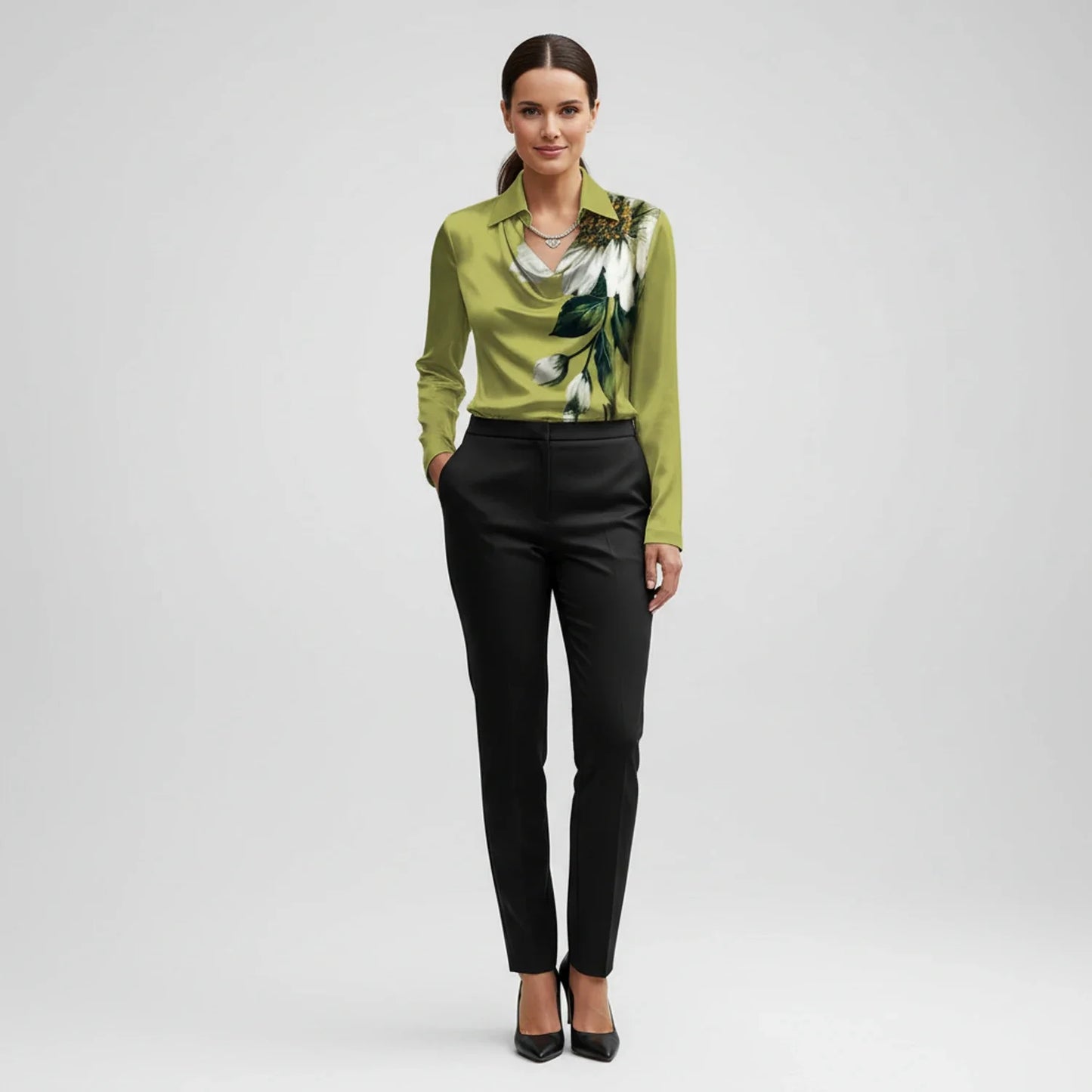 Women's Cowl Neck Blouse