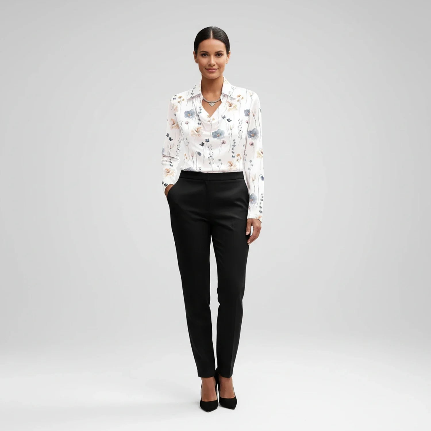 Women's Cowl Neck Blouse