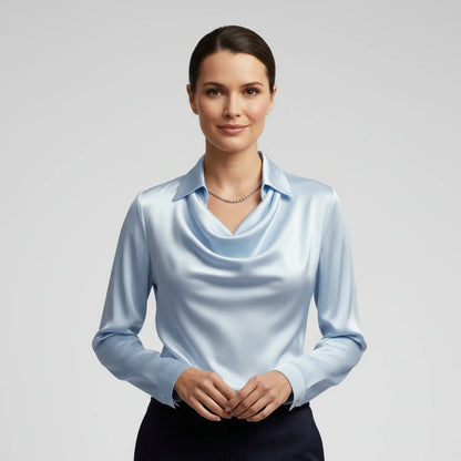 Women's Cowl Neck Blouse