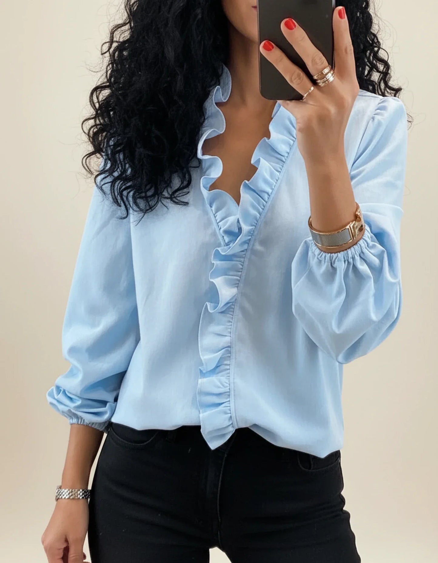 Women's Ruffle Blouse