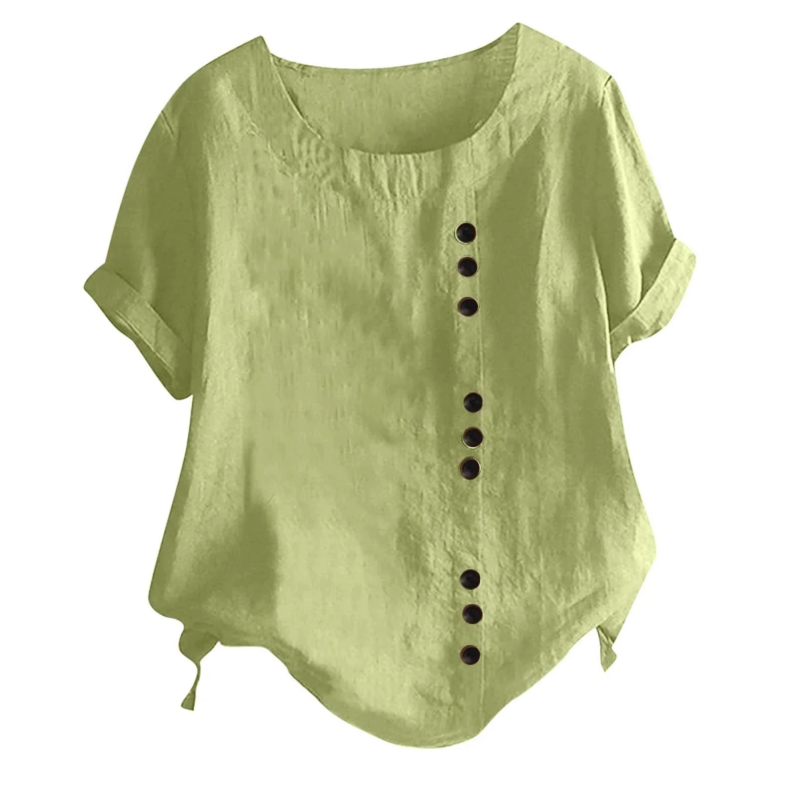 Women's Button-Down Short Sleeve Top